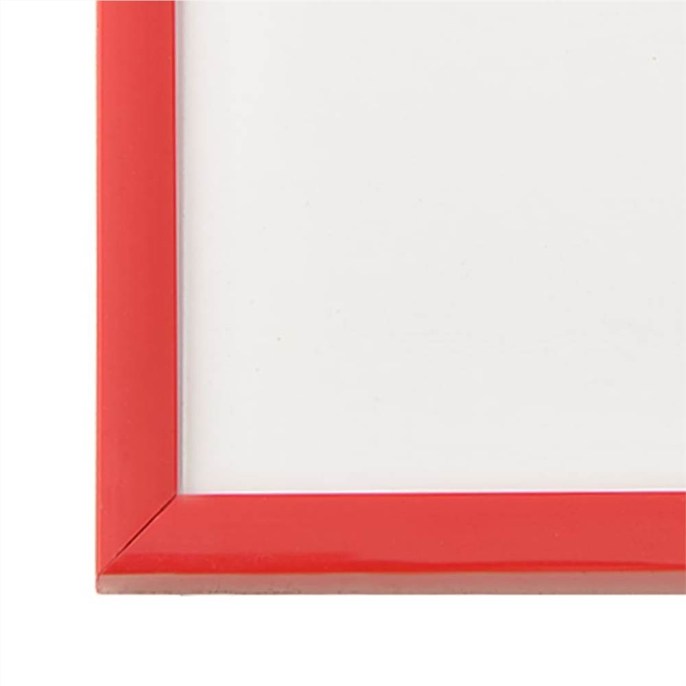 Photo Frames Collage 3 pcs for Wall or Table Red 50x50 cm MDF