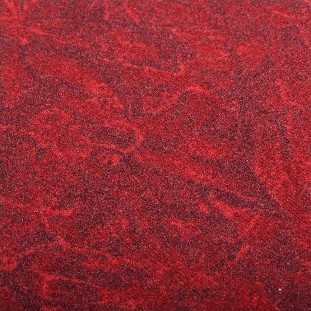 Carpet Runner Red 80x500 cm Anti Slip