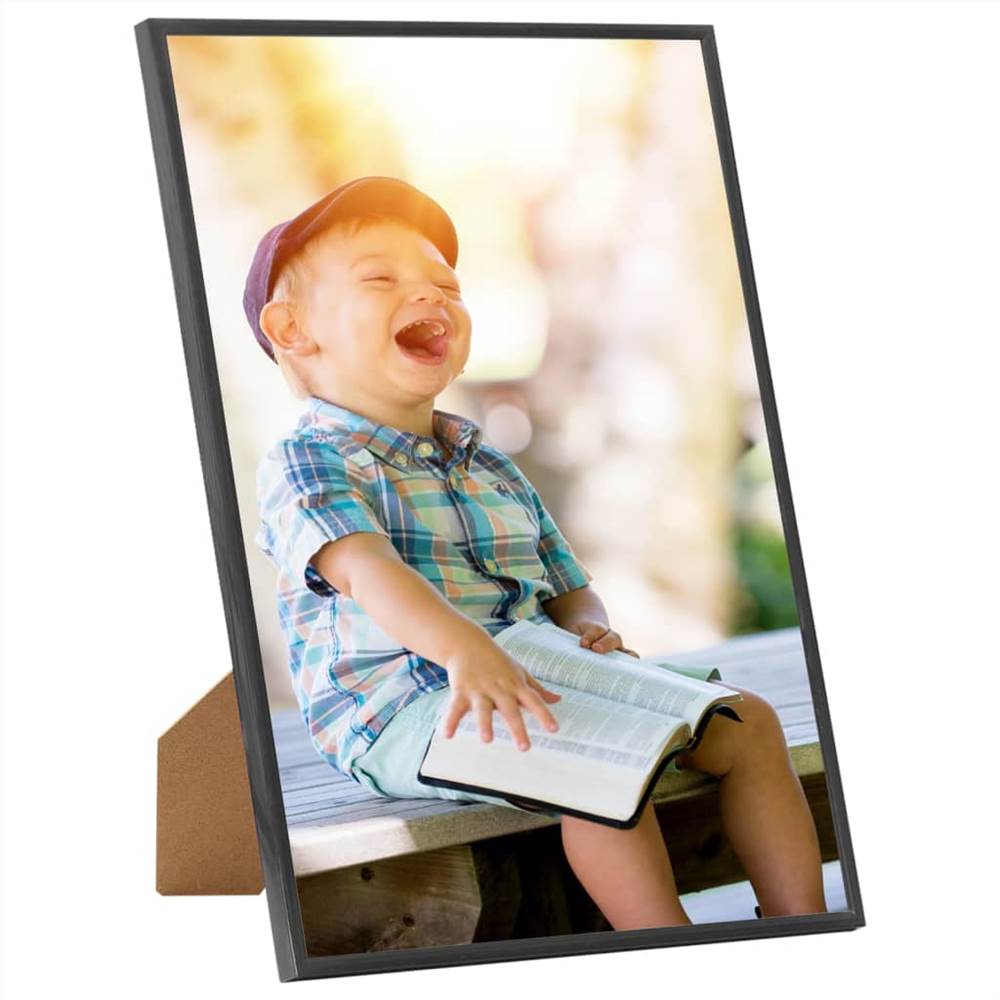 Photo Frames Collage 3 pcs for Wall or Table Black 70x90 cm MDF