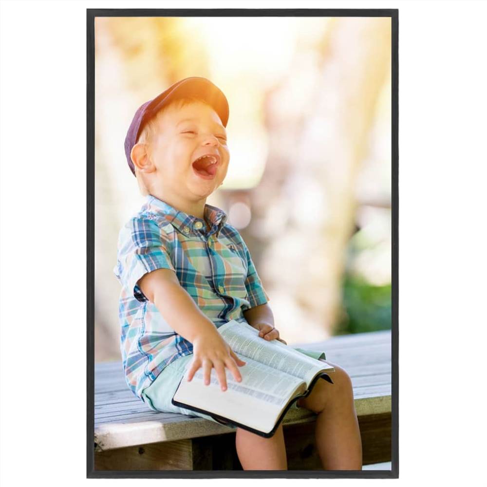 Photo Frames Collage 3 pcs for Wall or Table Black 70x90 cm MDF