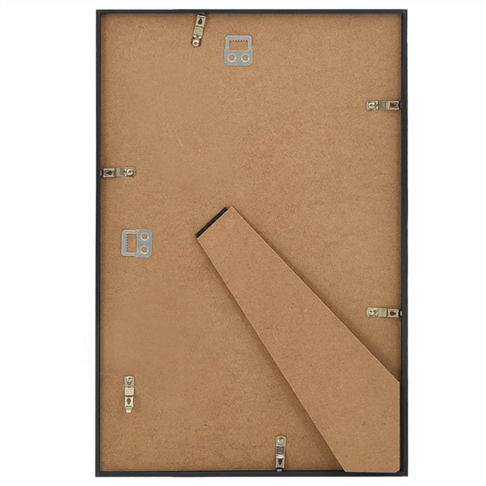 Photo Frames Collage 3 pcs for Wall or Table Black 70x90 cm MDF