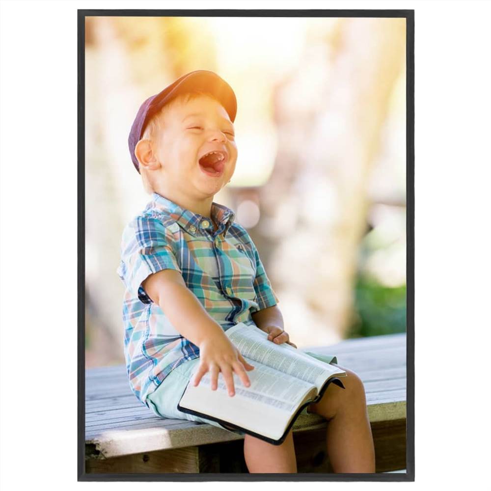 Photo Frames Collage 5 pcs for Wall or Table Black 18x24 cm MDF