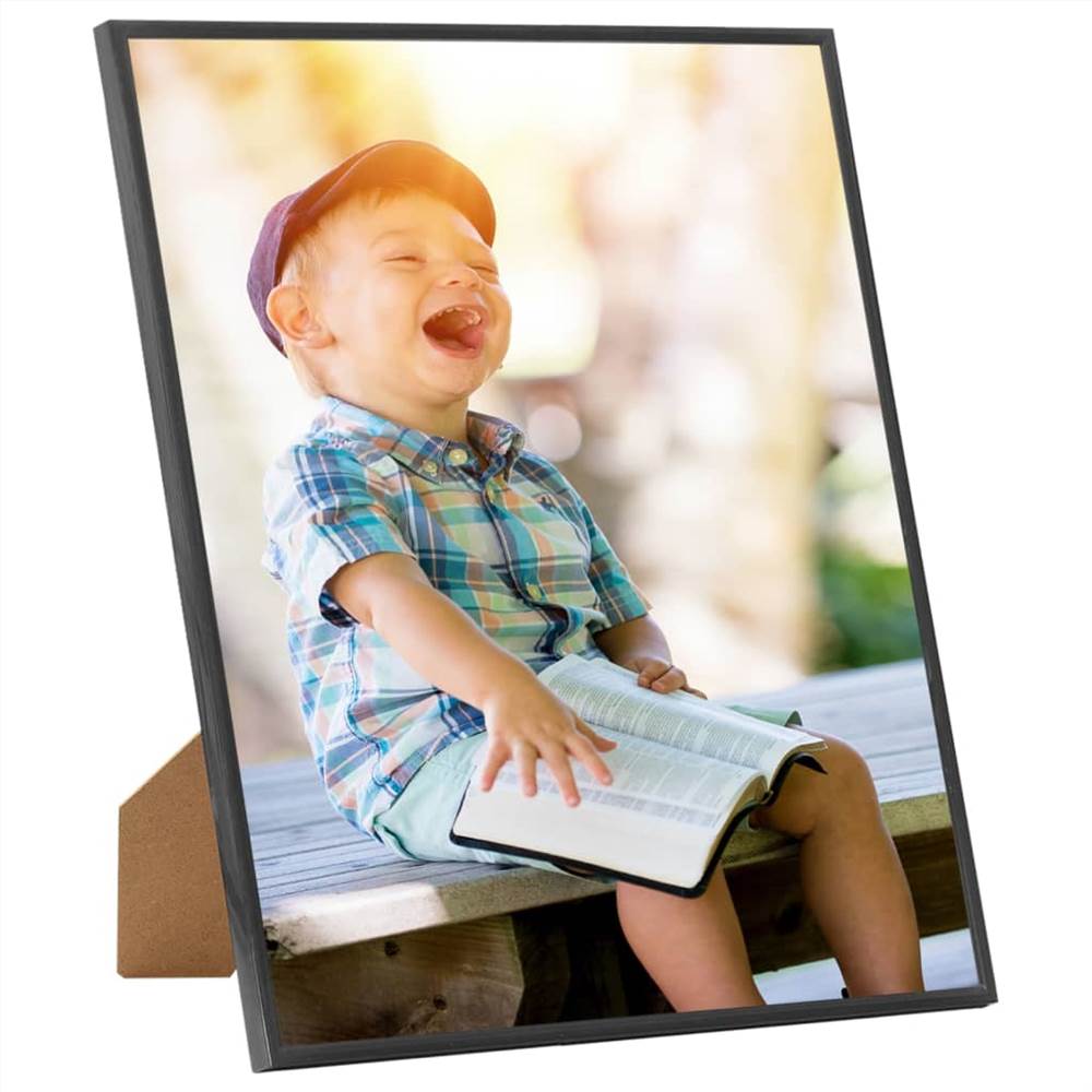 Photo Frames Collage 5 pcs for Wall or Table Black 20x20 cm MDF