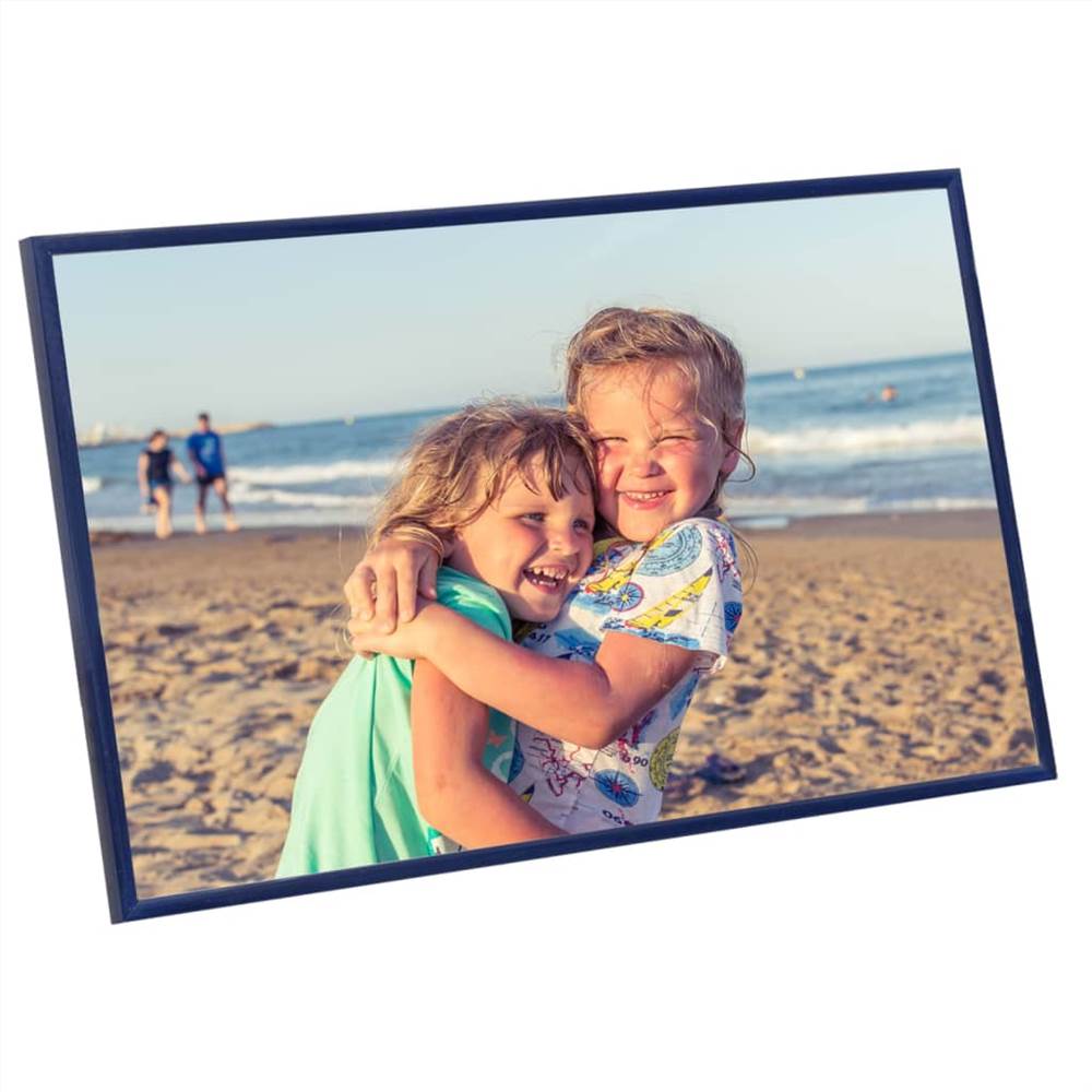 Photo Frames Collage 5 pcs for Wall or Table Blue 20x25 cm MDF