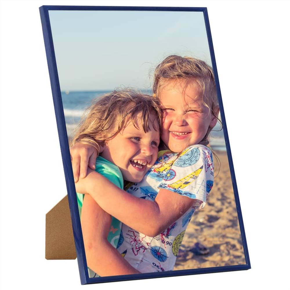 Photo Frames Collage 5 pcs for Wall or Table Blue 59.4x84cm MDF