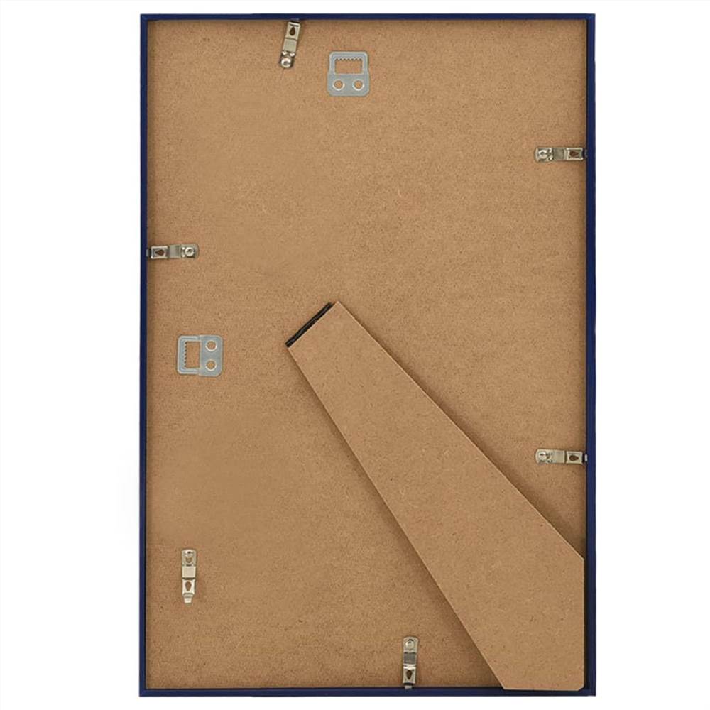 Photo Frames Collage 5 pcs for Wall or Table Blue 59.4x84cm MDF