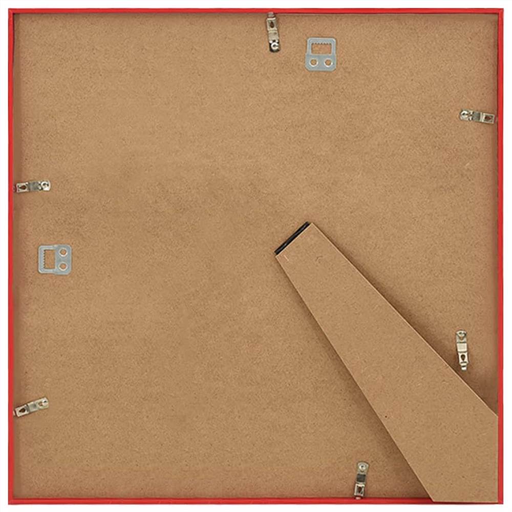 Photo Frames Collage 5 pcs for Wall or Table Red 50x50 cm MDF