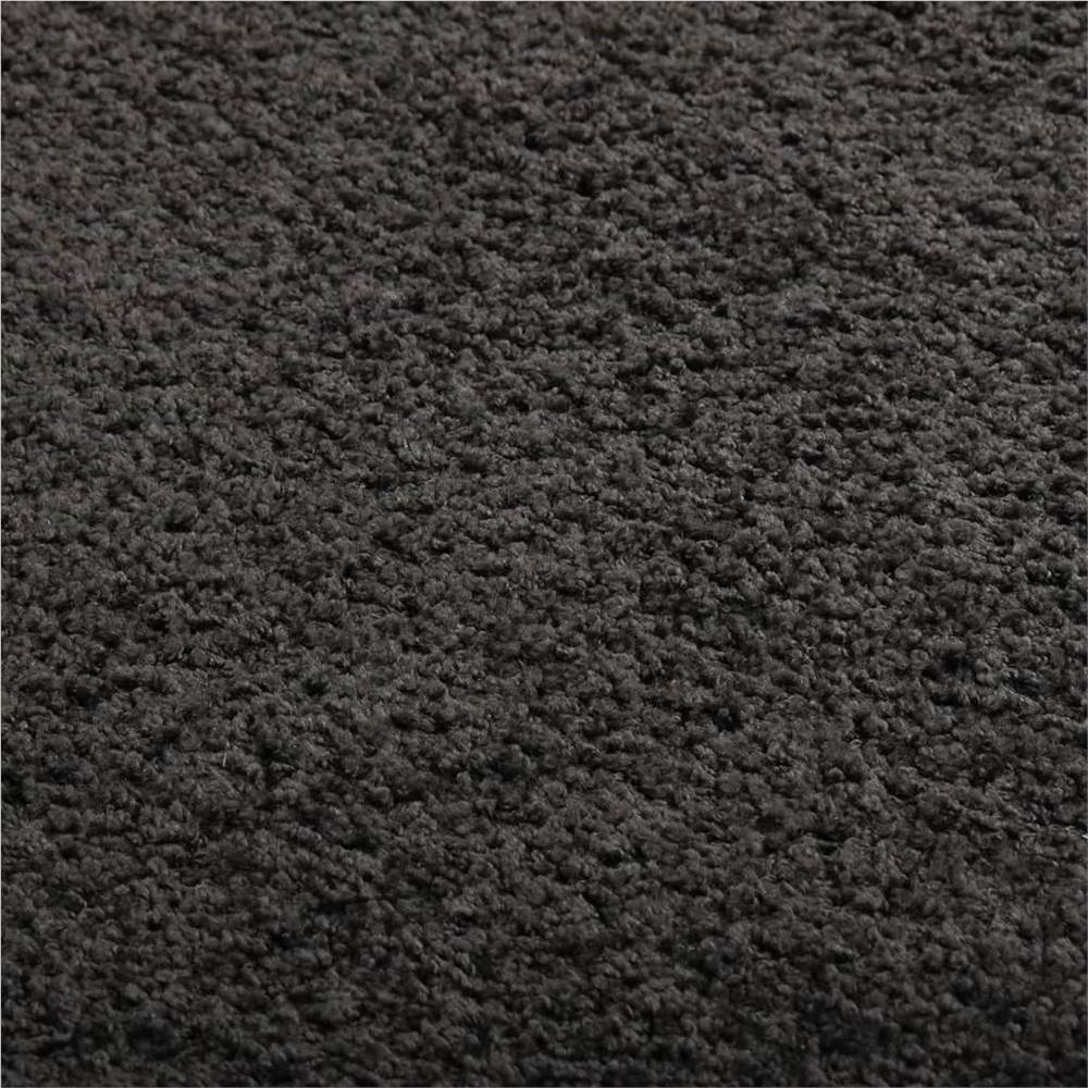 Soft Pile Rug Anti-slip 115x170 cm Anthracite