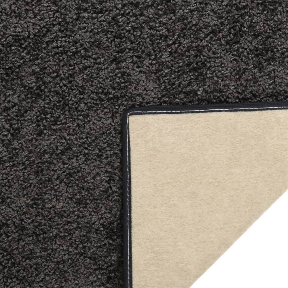 Soft Pile Rug Anti-slip 115x170 cm Anthracite