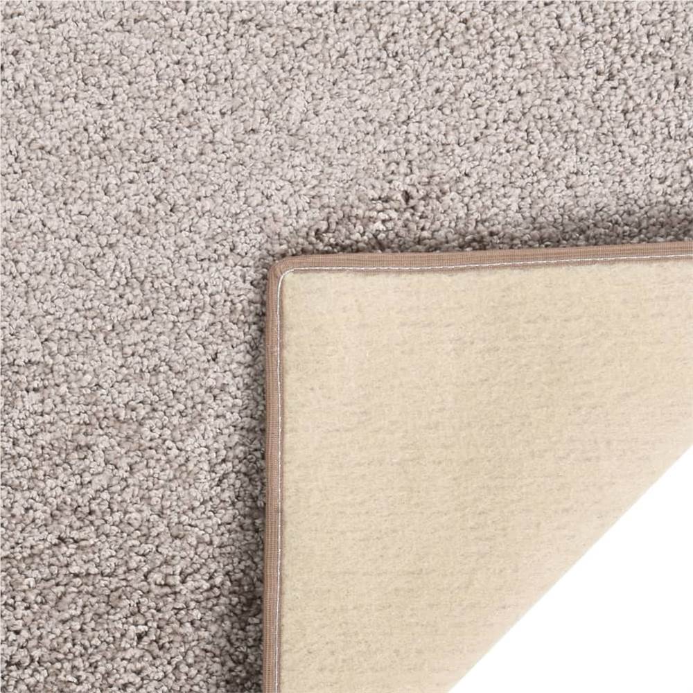 Soft Pile Rug Anti-slip 57x150 cm Camel