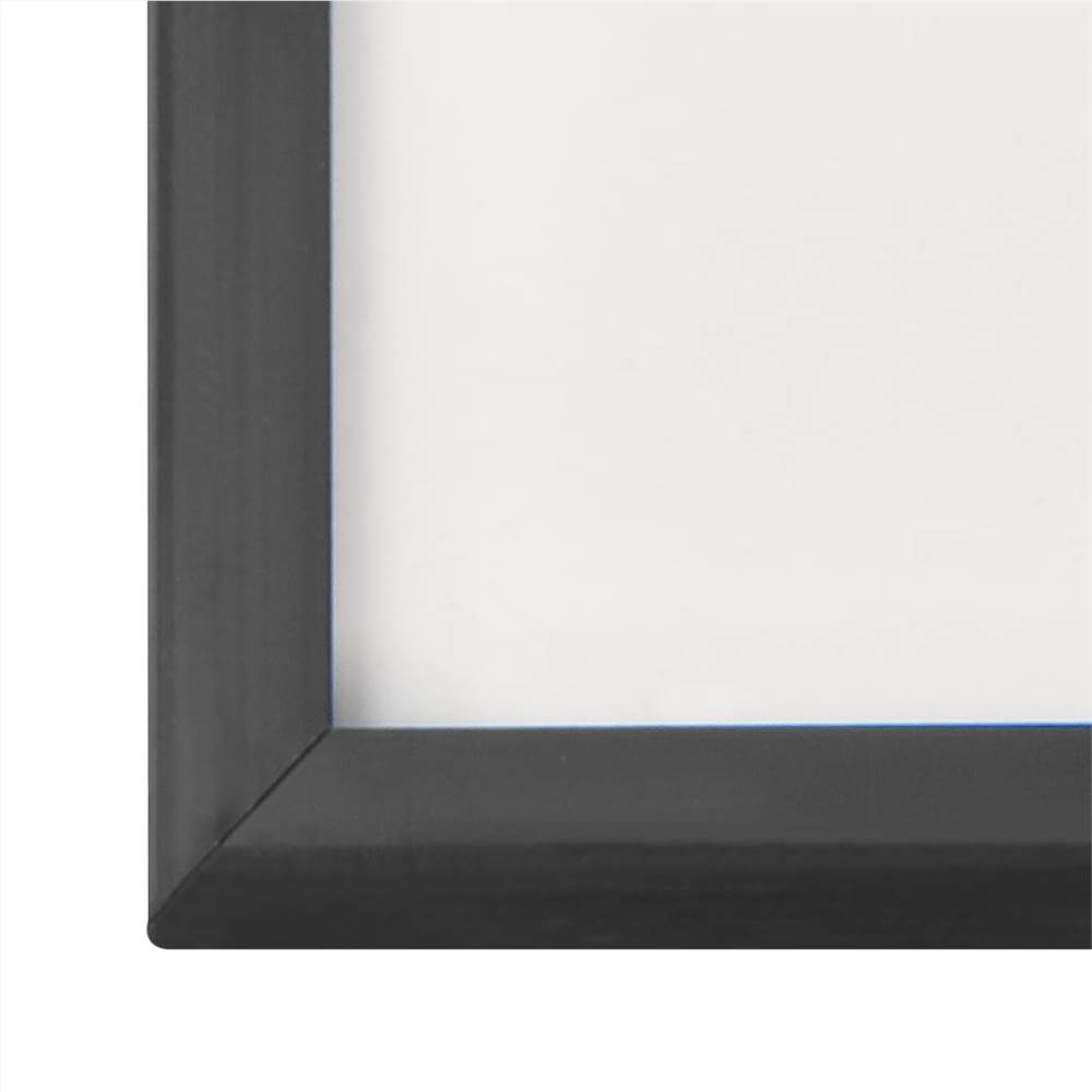 Photo Frames Collage 3 pcs for Wall or Table Black 50x70 cm MDF