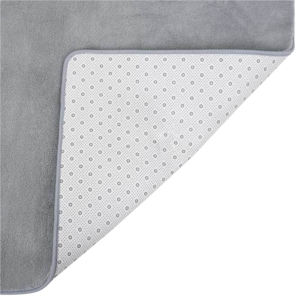 Teddy Rug Grey 270x180 cm