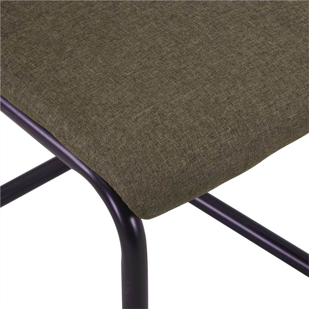 3054729 Cantilever Dining Chairs 6 pcs Brown Fabric (282028+282029) (UK/FI/IE/NO only)