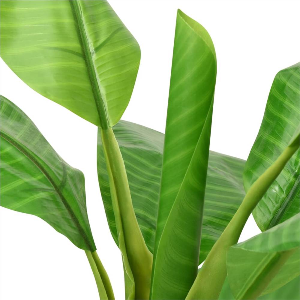Artificial Banana Tree with Pot 125 cm Green