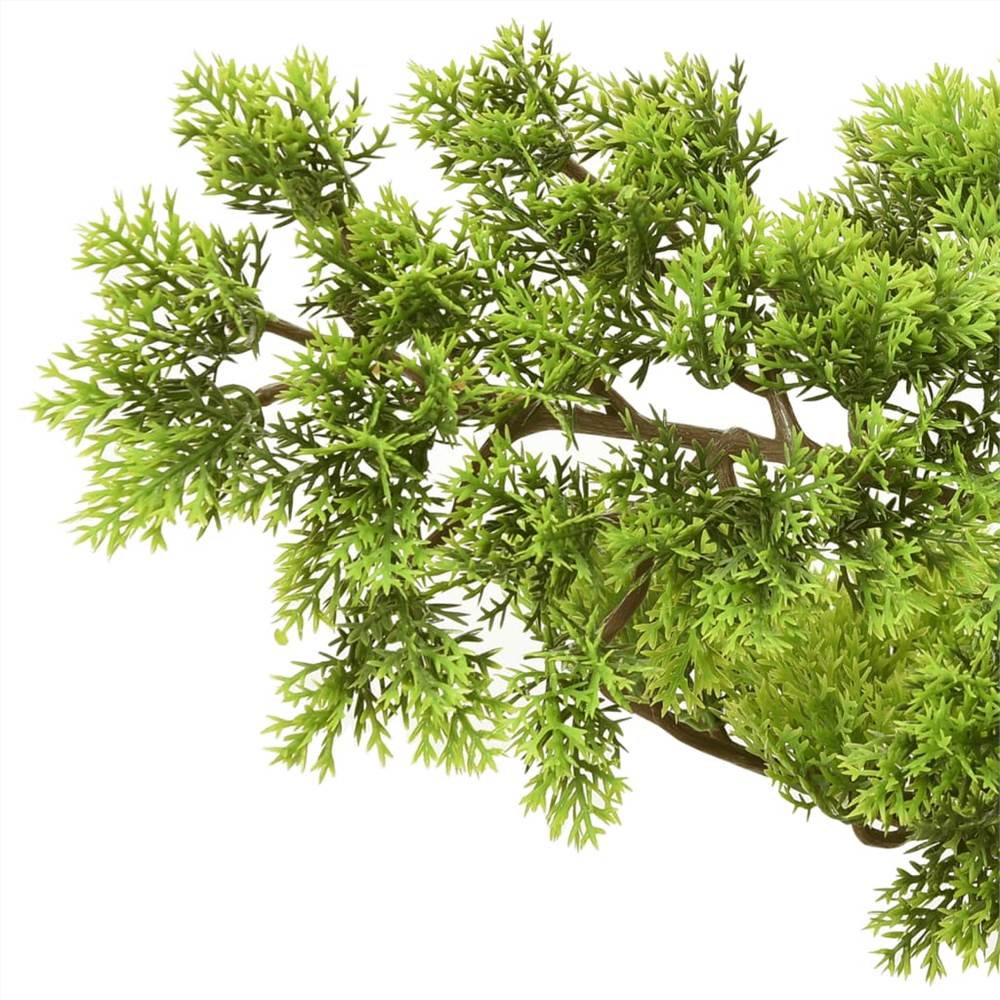 Artificial Cypress Bonsai with Pot 70 cm Green