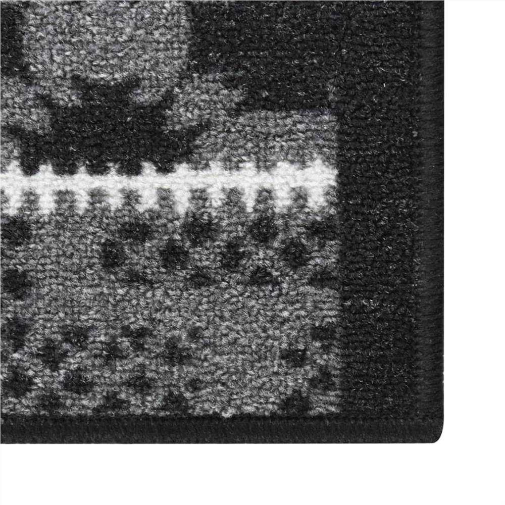Carpet Runner Black 80x600 cm
