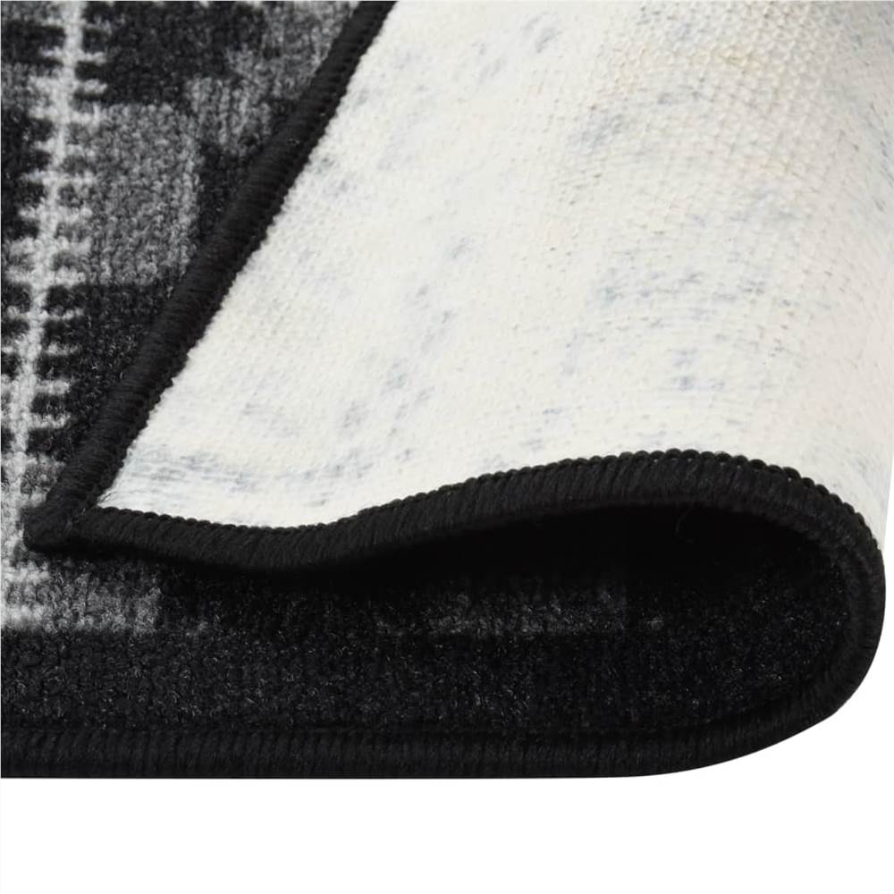 Carpet Runner Black 80x600 cm