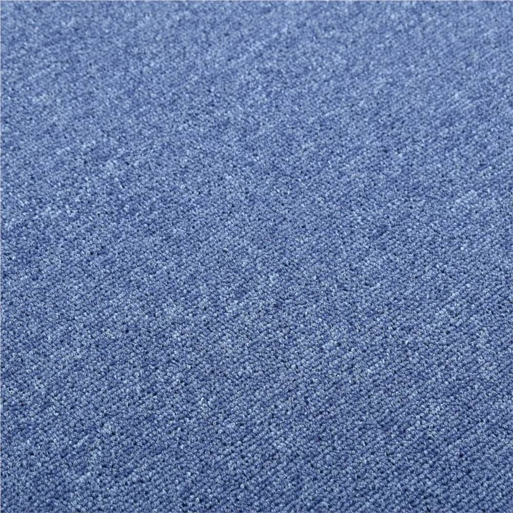 Carpet Runner Blue 80x250 cm
