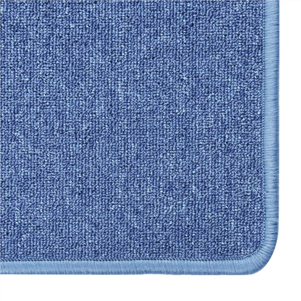 Carpet Runner Blue 80x250 cm