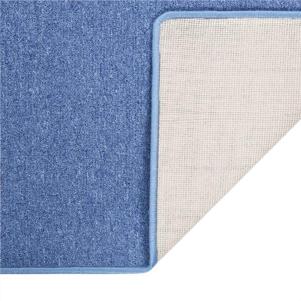Carpet Runner Blue 80x250 cm