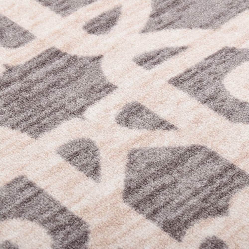 Carpet Runner Brown 80x400 cm