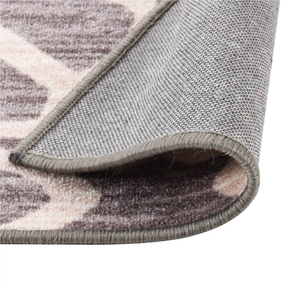 Carpet Runner Brown 80x400 cm