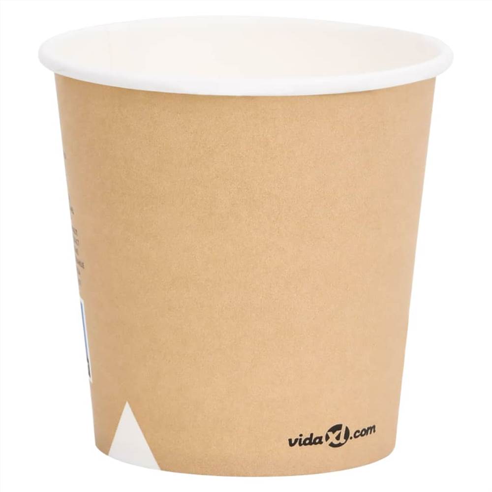 Coffee Paper Cups 120 ml 500 pcs Brown