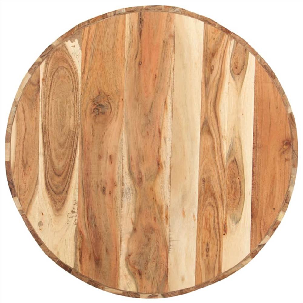 Coffee Table Ø65x31 cm Solid Acacia Wood