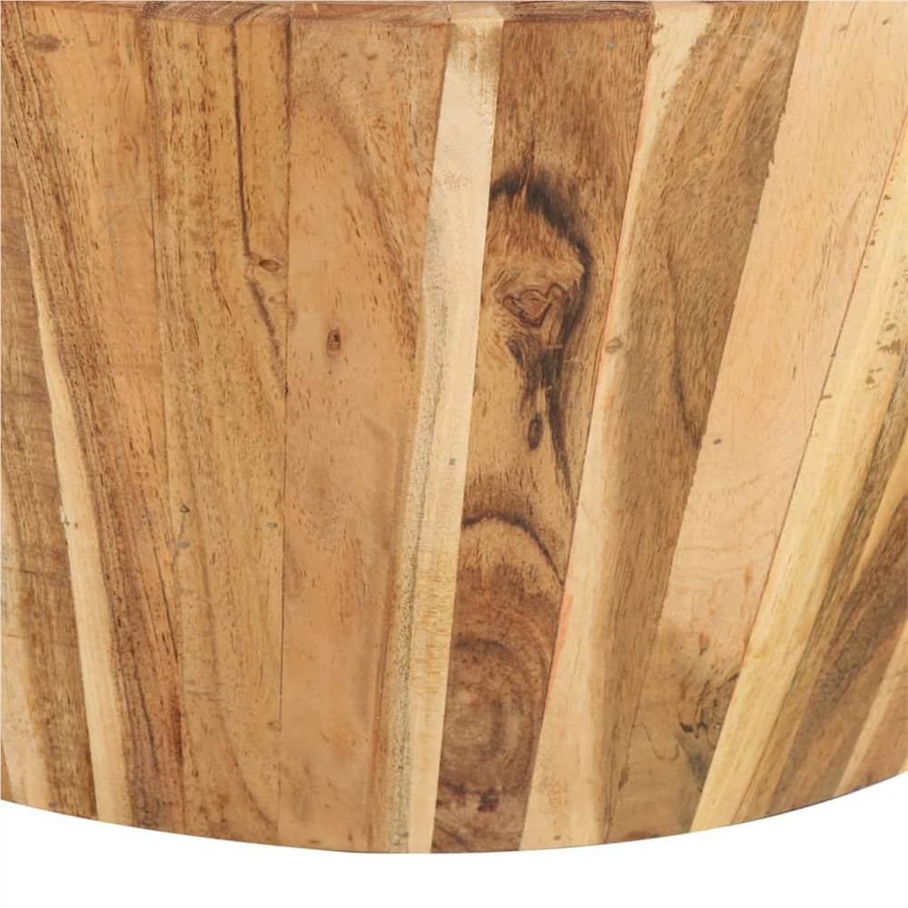 Coffee Table Ø65x31 cm Solid Acacia Wood
