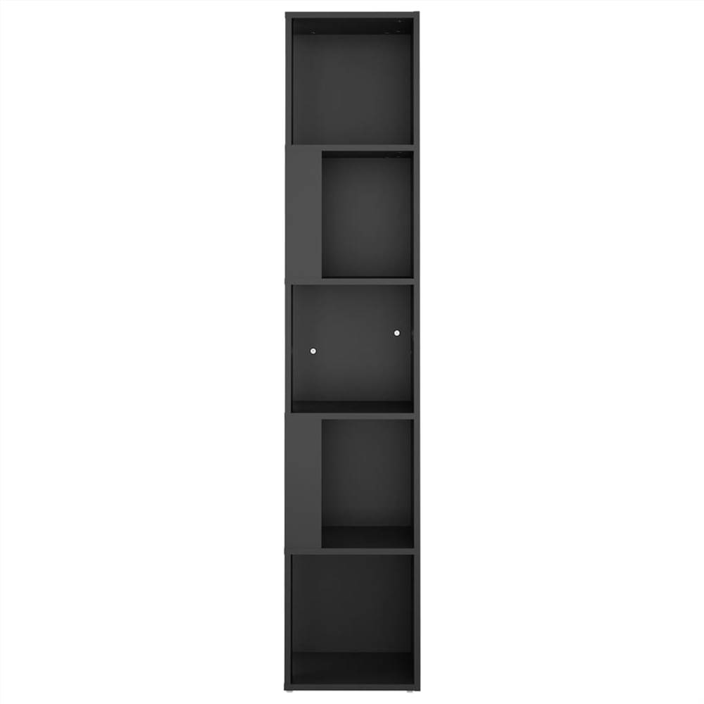 Corner Cabinet Grey 33x33x164.5 cm Chipboard