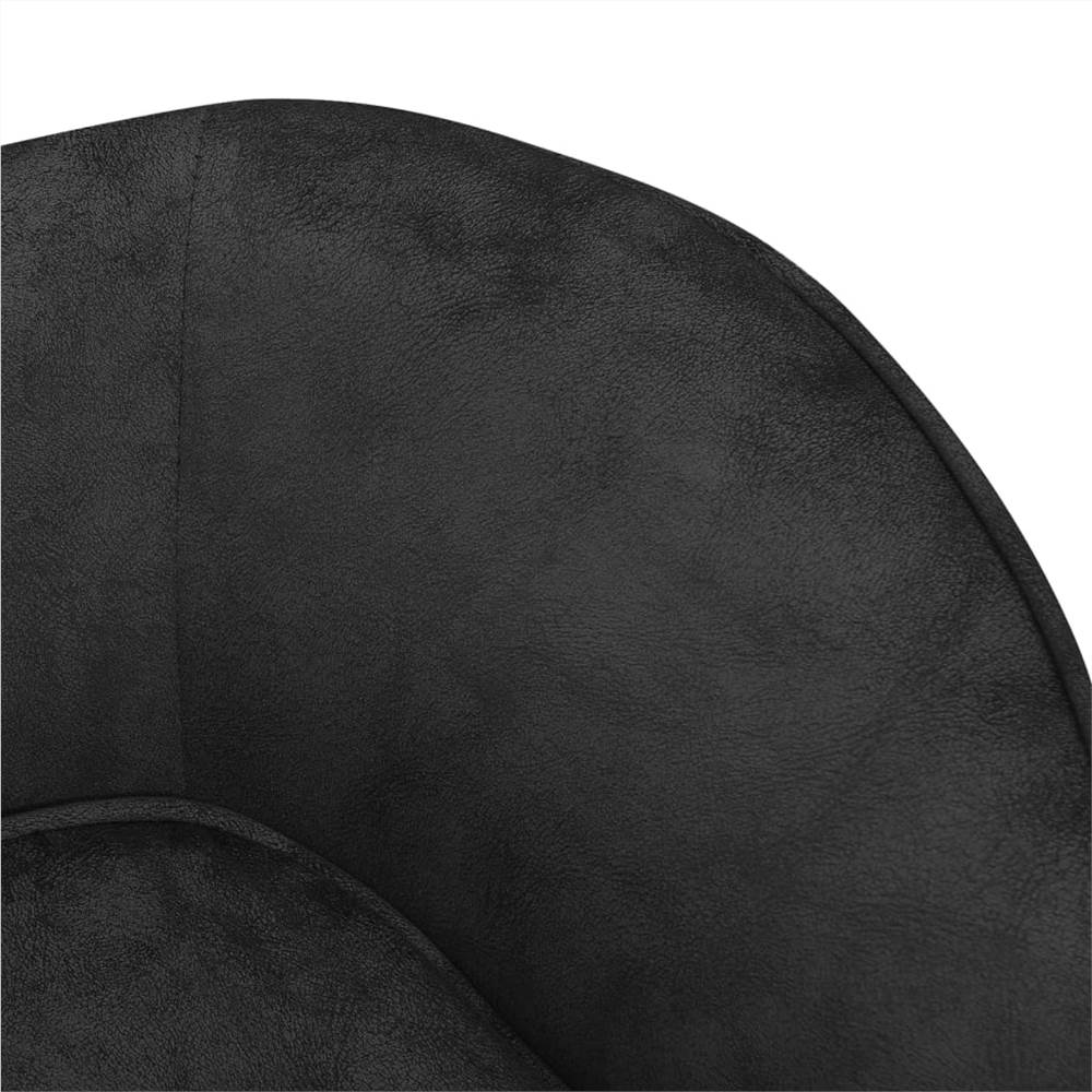 Dog Sofa Black 66x43x40 cm Plush