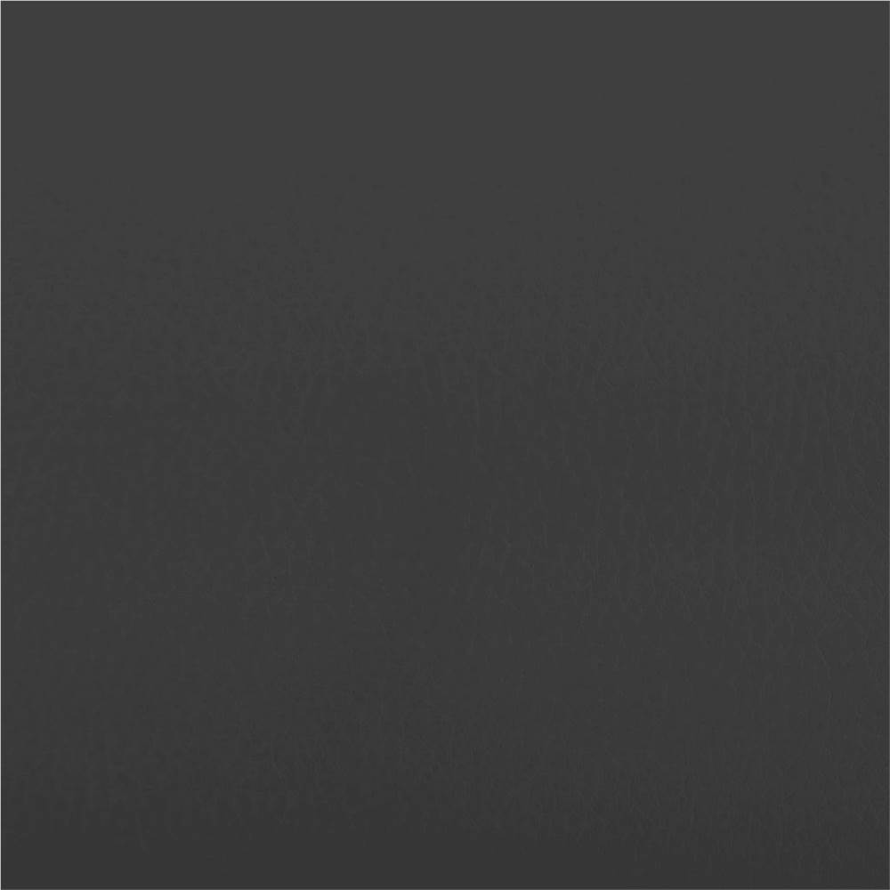 Electric Massage Recliner Anthracite Faux Leather