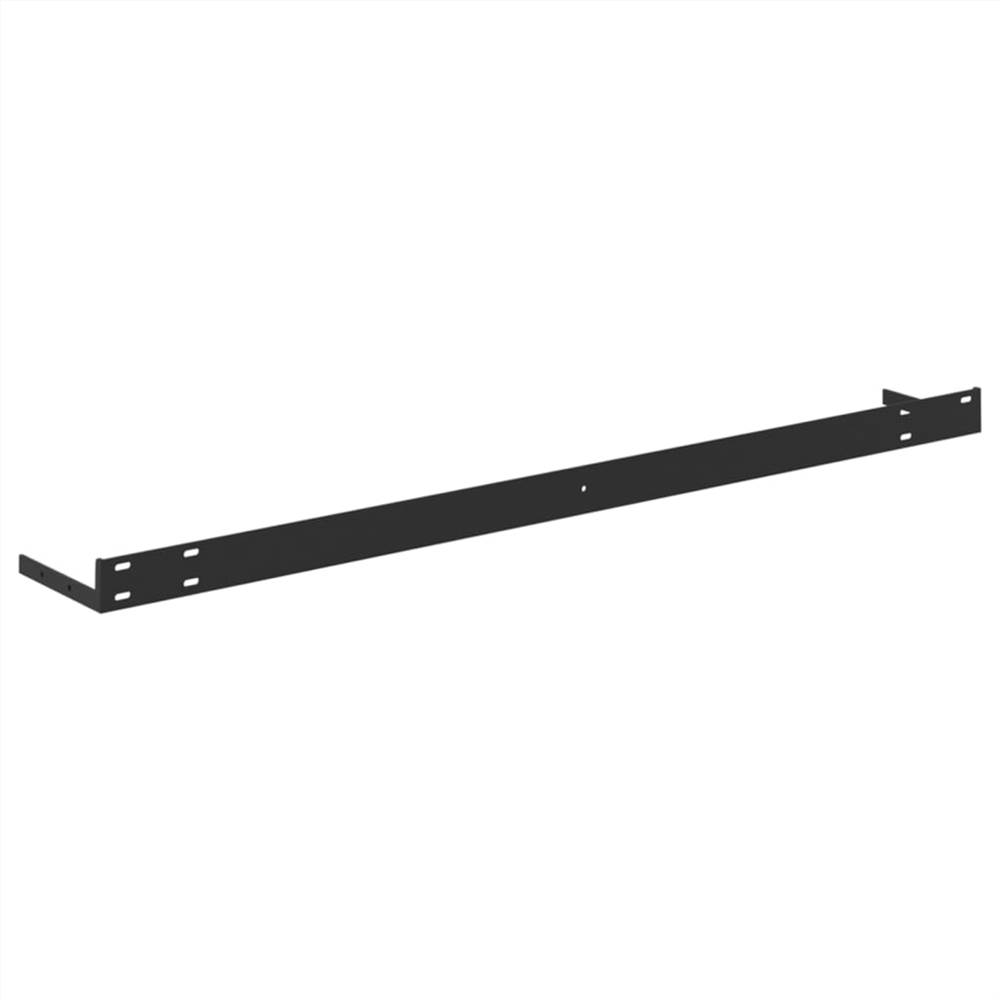 Floating Wall Shelves 4 pcs Concrete Grey 100x23.5x3.8 cm MDF