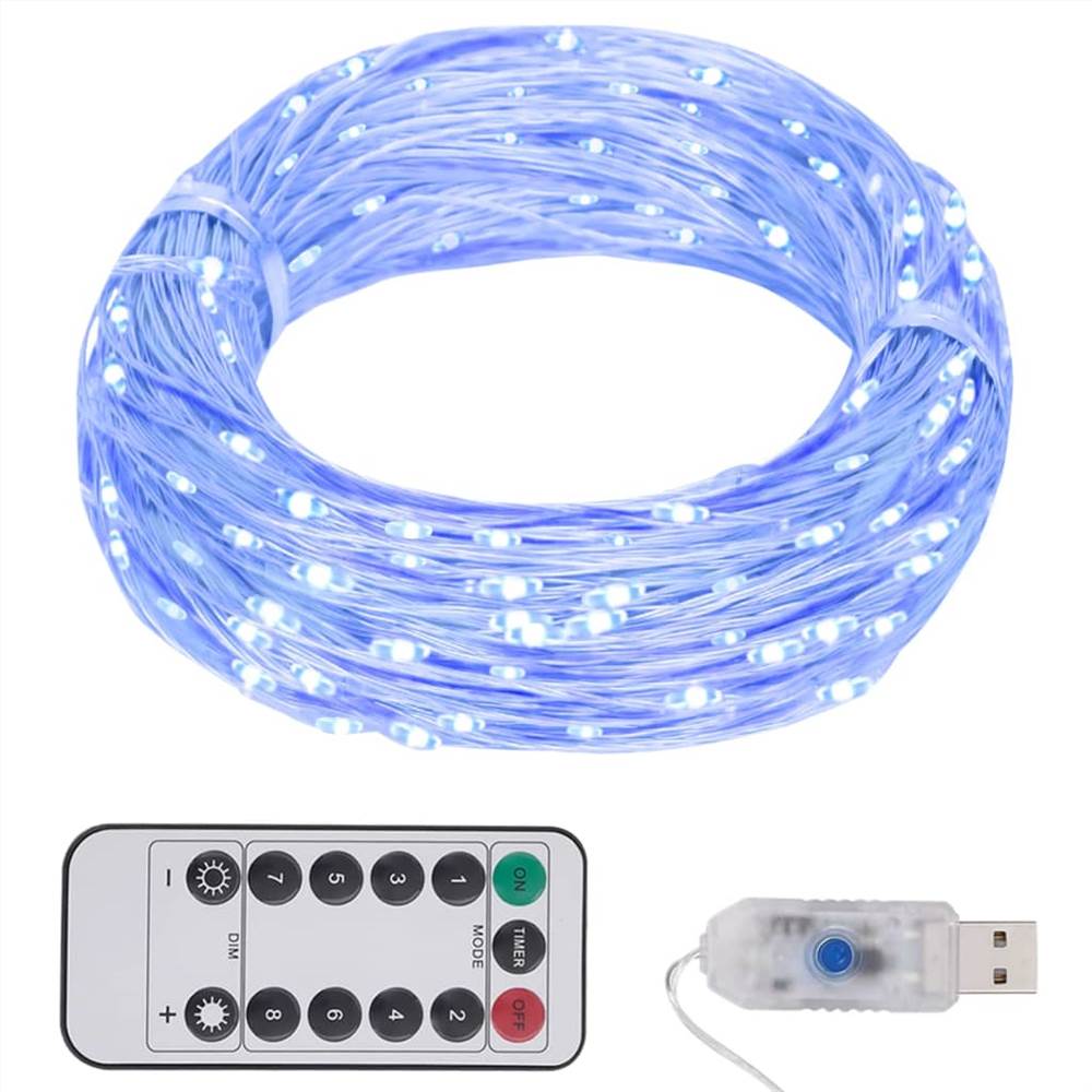 

LED Micro Fairy String Lights 40m 400 LED Blue 8 Function