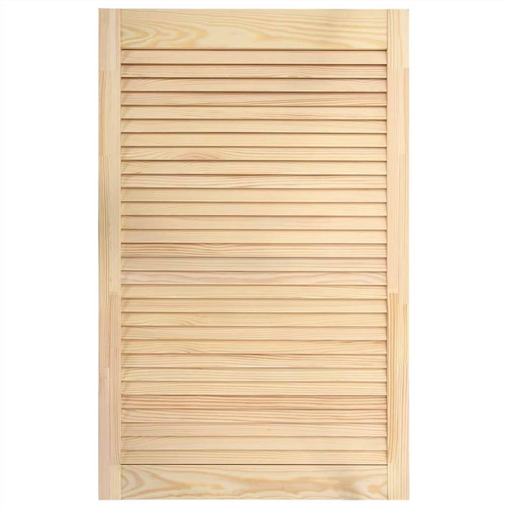 Louvred Doors 4 pcs Solid Pine Wood 99.3x59.4cm