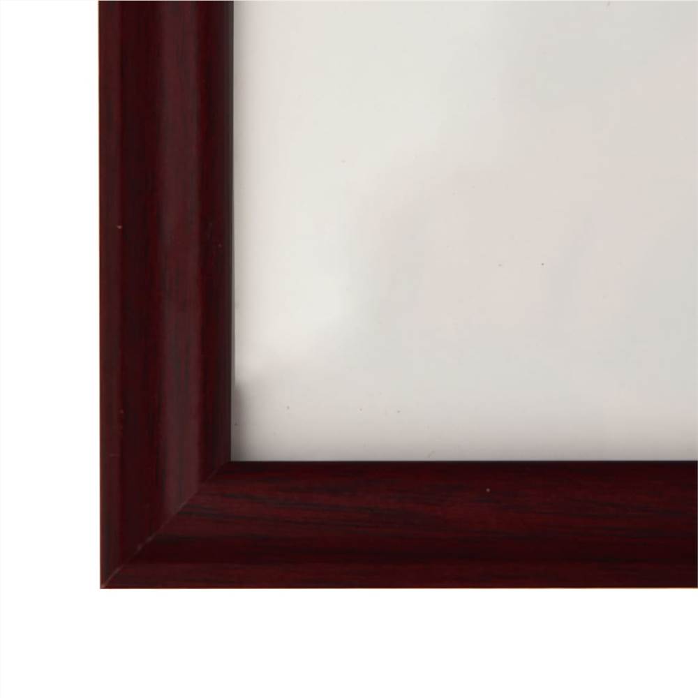 Photo Frames Collage 3 pcs for Wall or Table Dark Red 70x90 cm