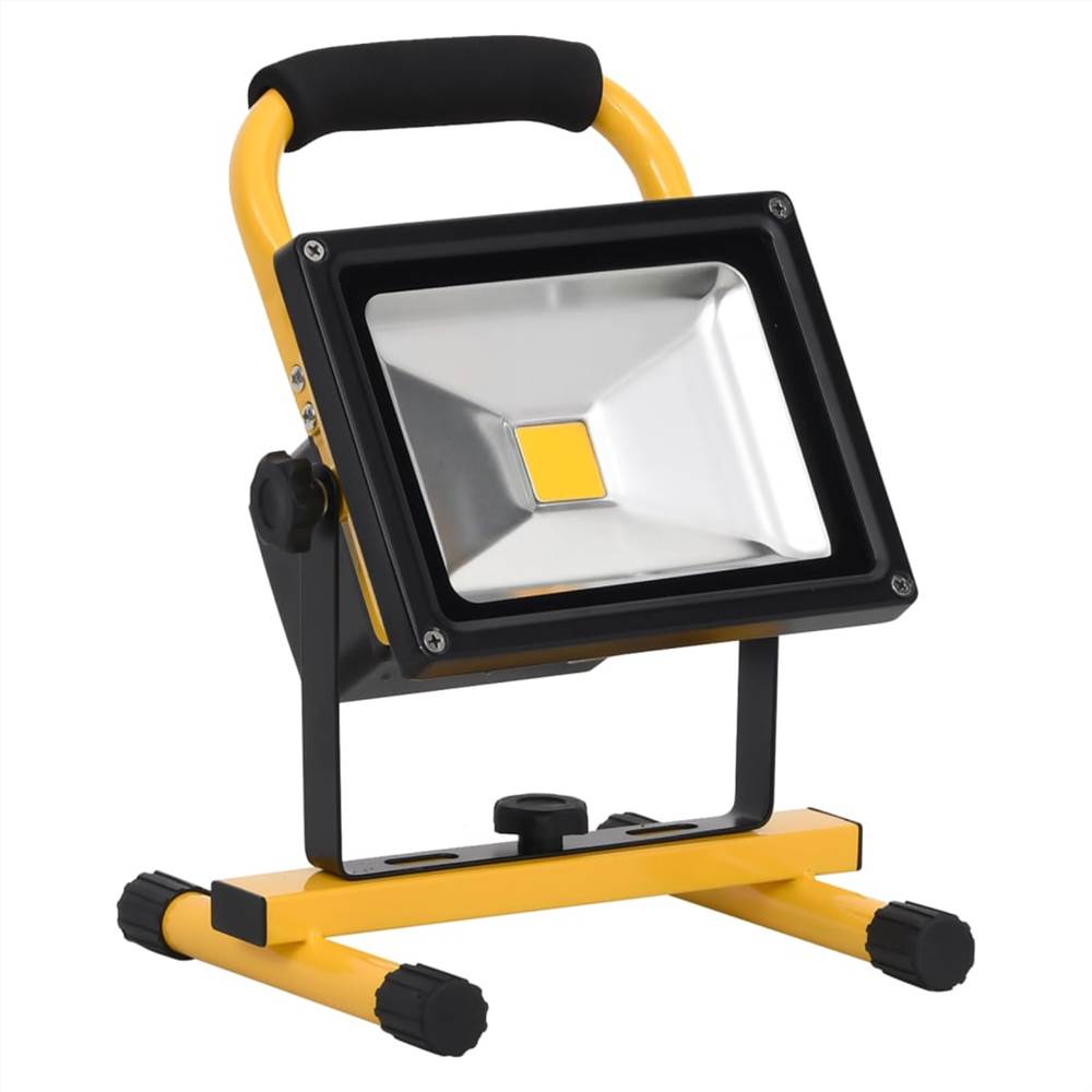 Rechargeable LED Spotlight with Handle 10 W Cold White