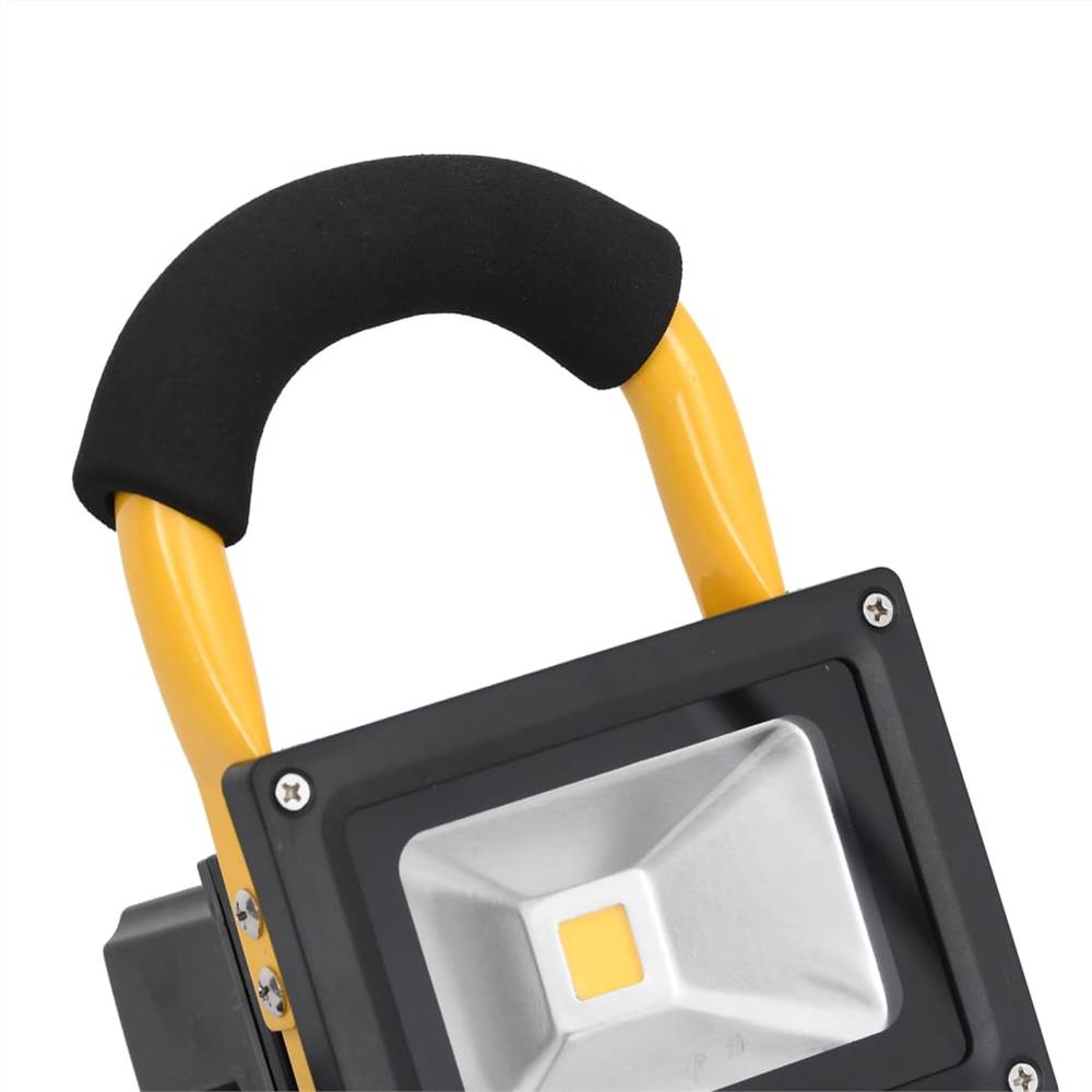 Rechargeable LED Spotlight with Handle 10 W Cold White