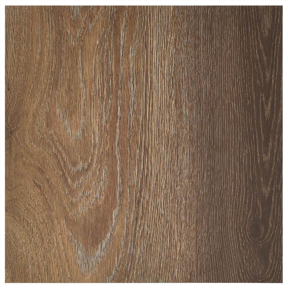 Self-adhesive Flooring Planks 20 pcs PVC 1.86 m² Brown