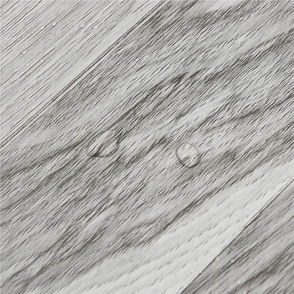Self-adhesive Flooring Planks 20 pcs PVC 1.86 m² Grey Striped