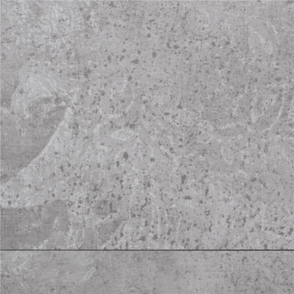 Self-adhesive PVC Flooring Planks 5.21 m? 2 mm Earth Grey