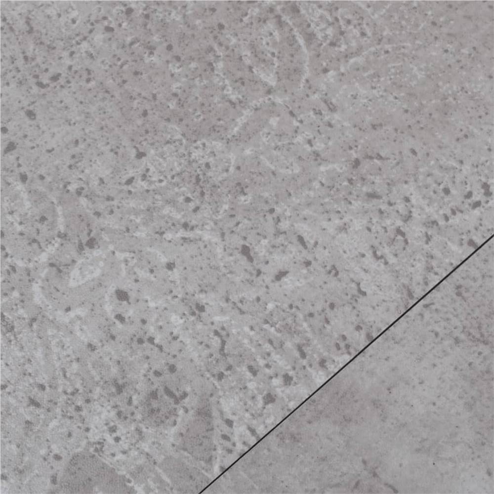 Self-adhesive PVC Flooring Planks 5.21 m? 2 mm Earth Grey