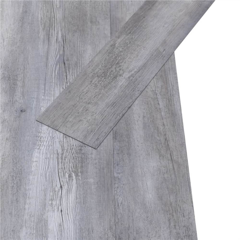 Self-adhesive PVC Flooring Planks 5.21 m? 2 mm Matt Wood Grey