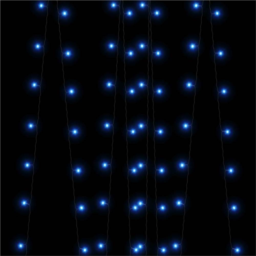 Solar Fairy Lights 2 pcs 2x200 LED Blue Indoor Outdoor