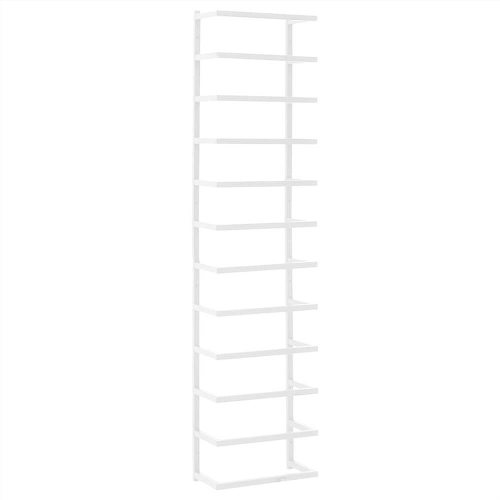 Towel Rack White 24x12x96 cm Steel