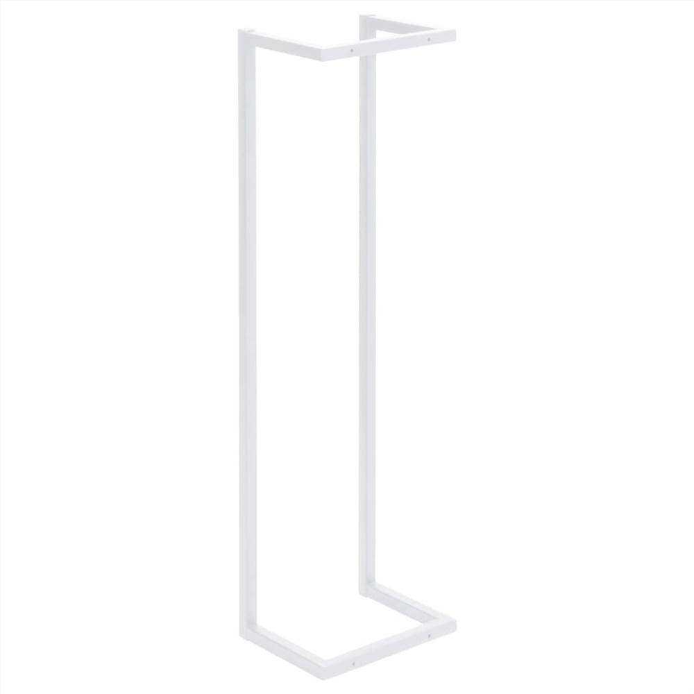 Towel Rack White 25x20x95 cm Steel