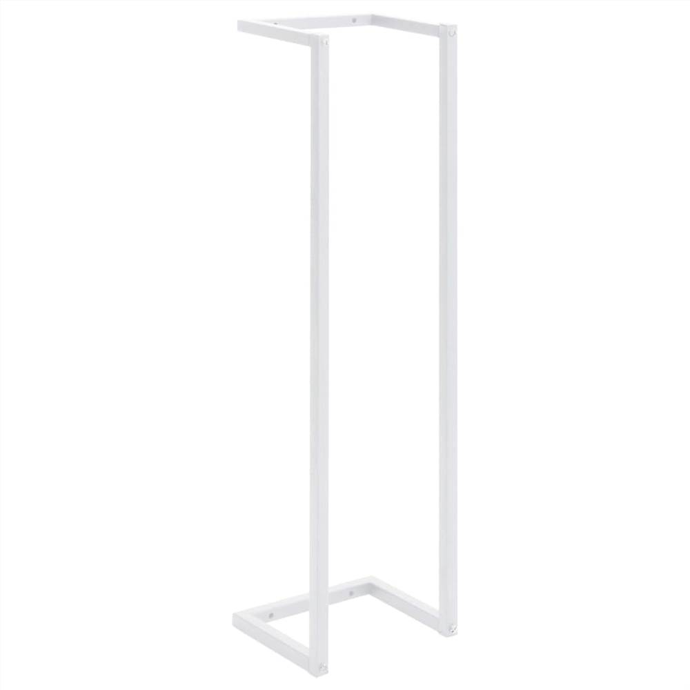 Towel Rack White 25x20x95 cm Steel