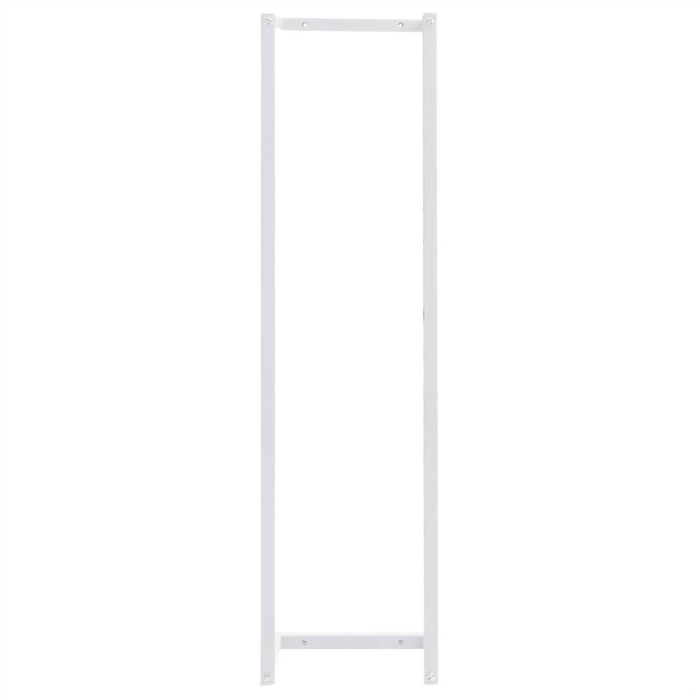 Towel Rack White 25x20x95 cm Steel