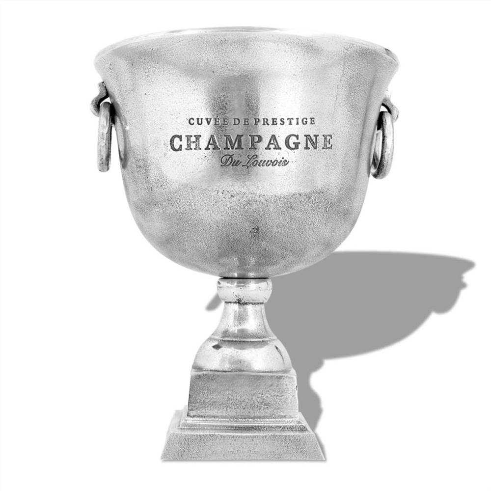 Trophy Cup Champagne Cooler Aluminium Silver