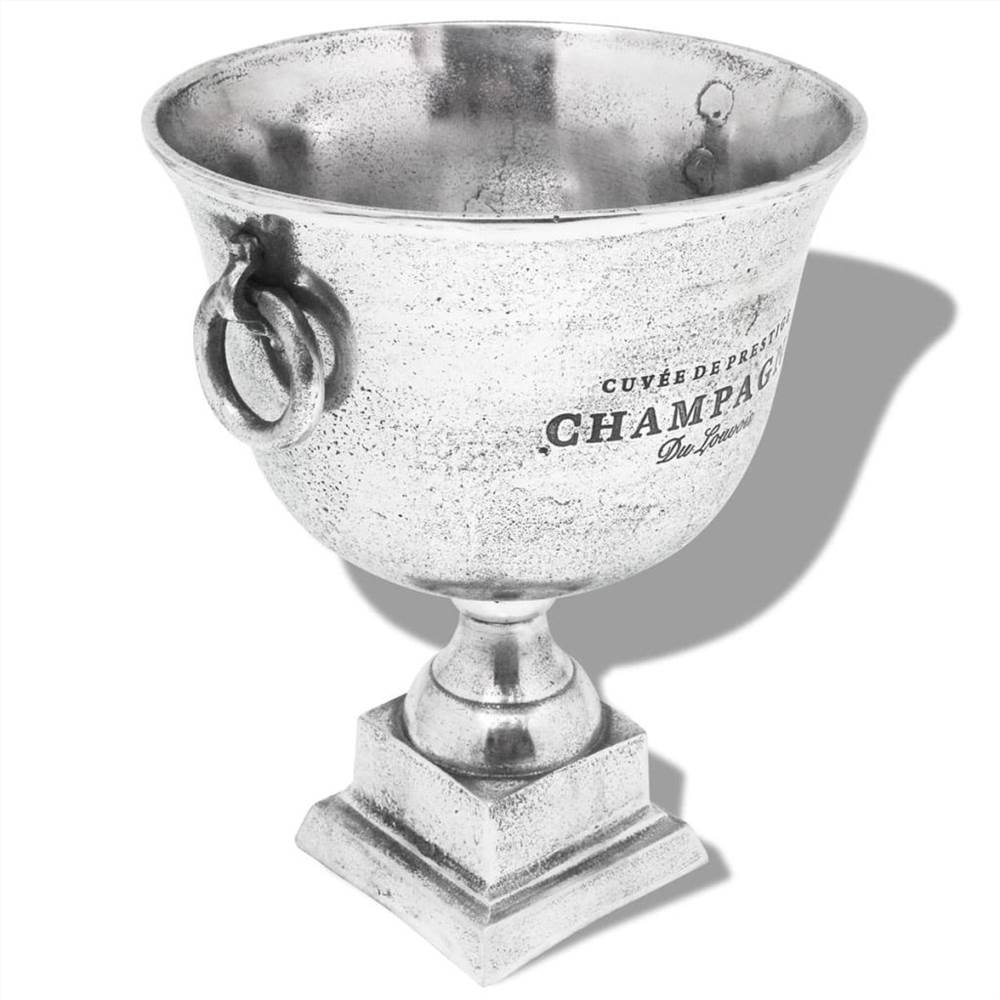 Trophy Cup Champagne Cooler Aluminium Silver